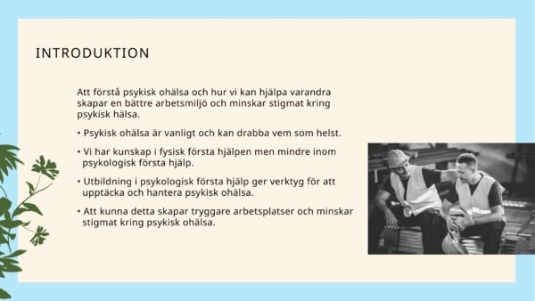 Psykologisk första hjälpen – Stöd i mötet med psykisk ohälsa på arbetsplatsen (GRATIS) - Bild 3