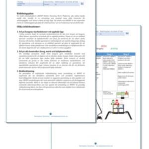 Räddningsplan från mobil arbetsplatform/MEWP