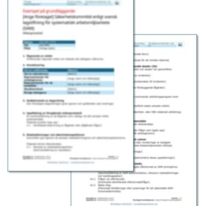 Grundläggande skyddskommittémöte – Protokollmall enligt AFS 2023:1