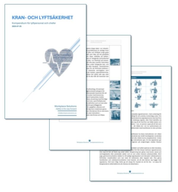 Kran- och lyftsäkerhet - Kompendium för lyftpersonal och chefer