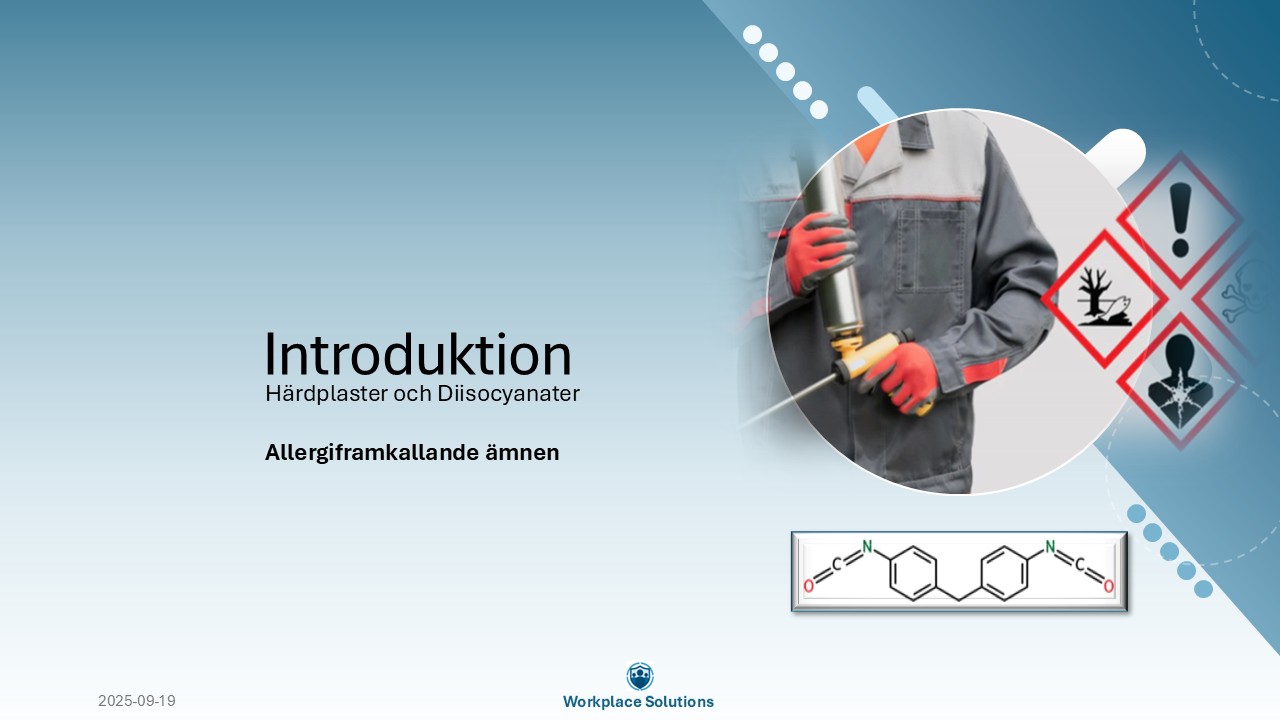 Allergiframkallande ämnen - Härdplaster & Diisocyanater